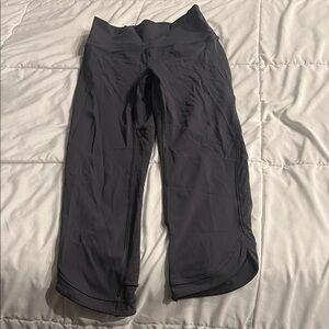 Lululemon Dark Gray Cropped Leggings size 4
